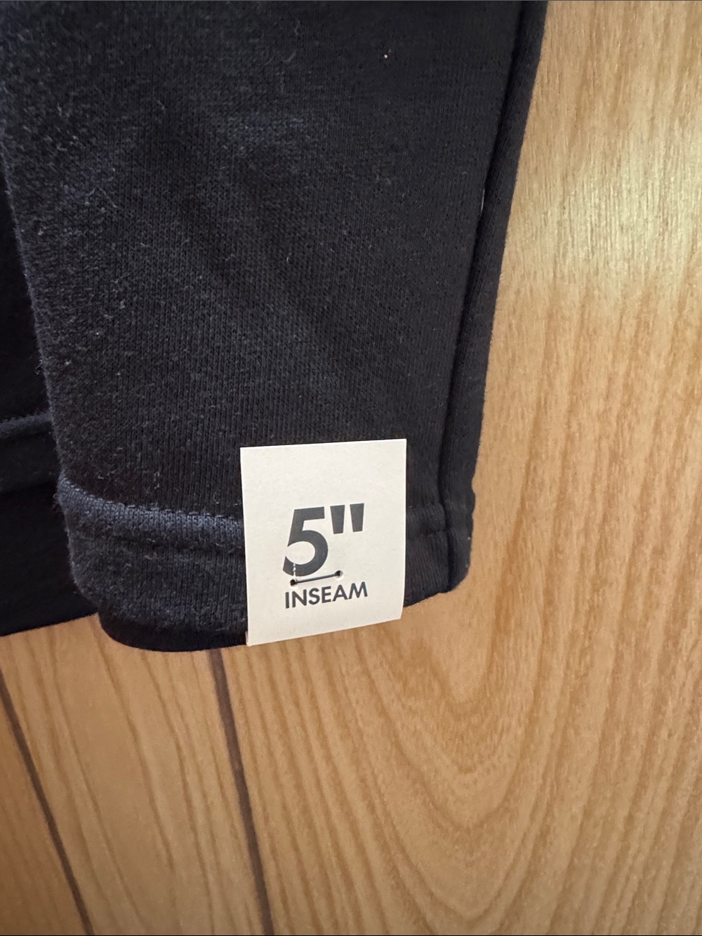 No Boundaries Black‎ Men's Athletic Drawstring Shorts - Simple Sport Style - Picture 3 of 5